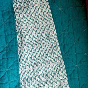 West Elm full/queen cotton reservable bedspread